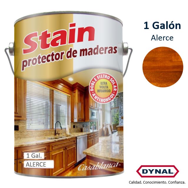 Stain (Protector Impregnante para Maderas) 1 Gl Alerce (Dynal)