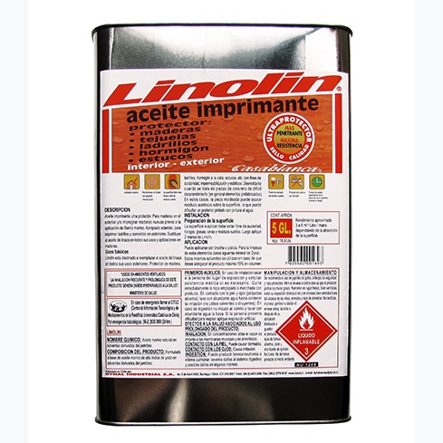 Aceite Imprimante Linolin Lata 5 Gal